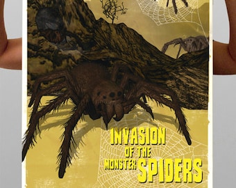 Poster "Invasion of the Monster Spiders" DIN A1