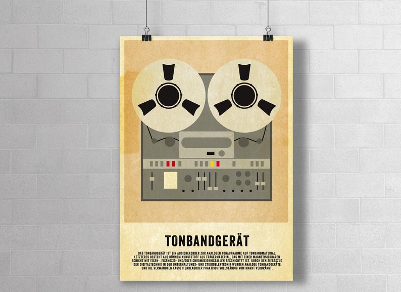 Poster Tape Machine limited image 3