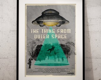 Poster "The Thing from outer Space" DIN A1