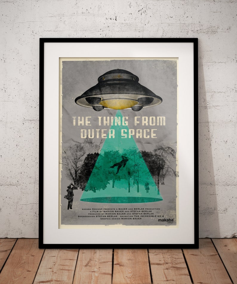 Poster The Thing from outer Space image 1