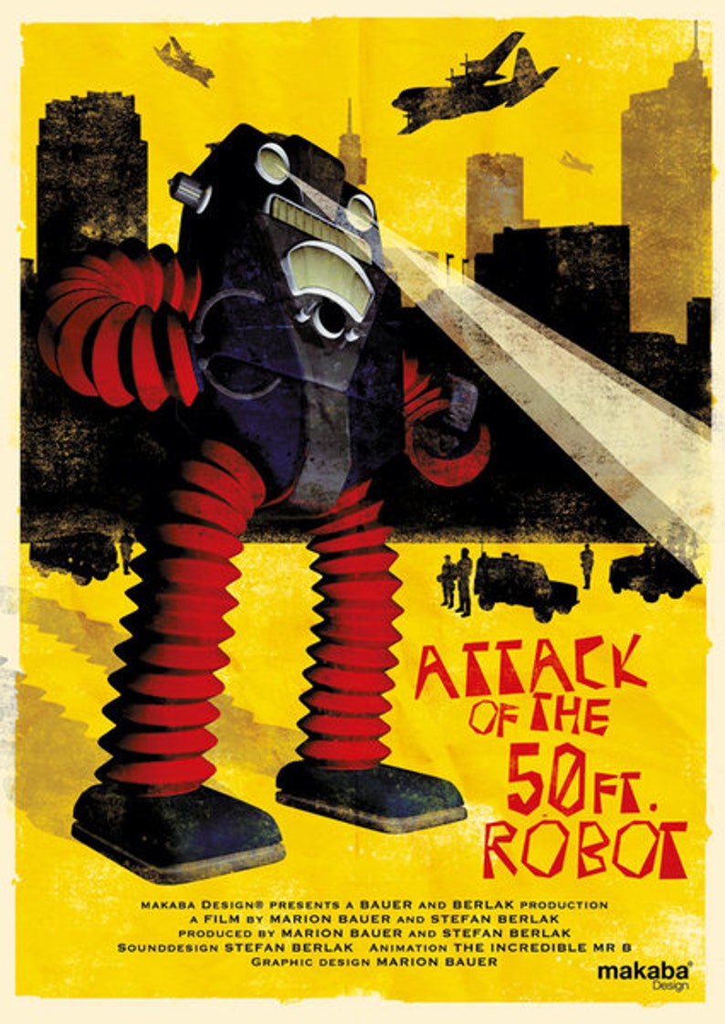 Poster Attack of the 50 ft. Robot image 6