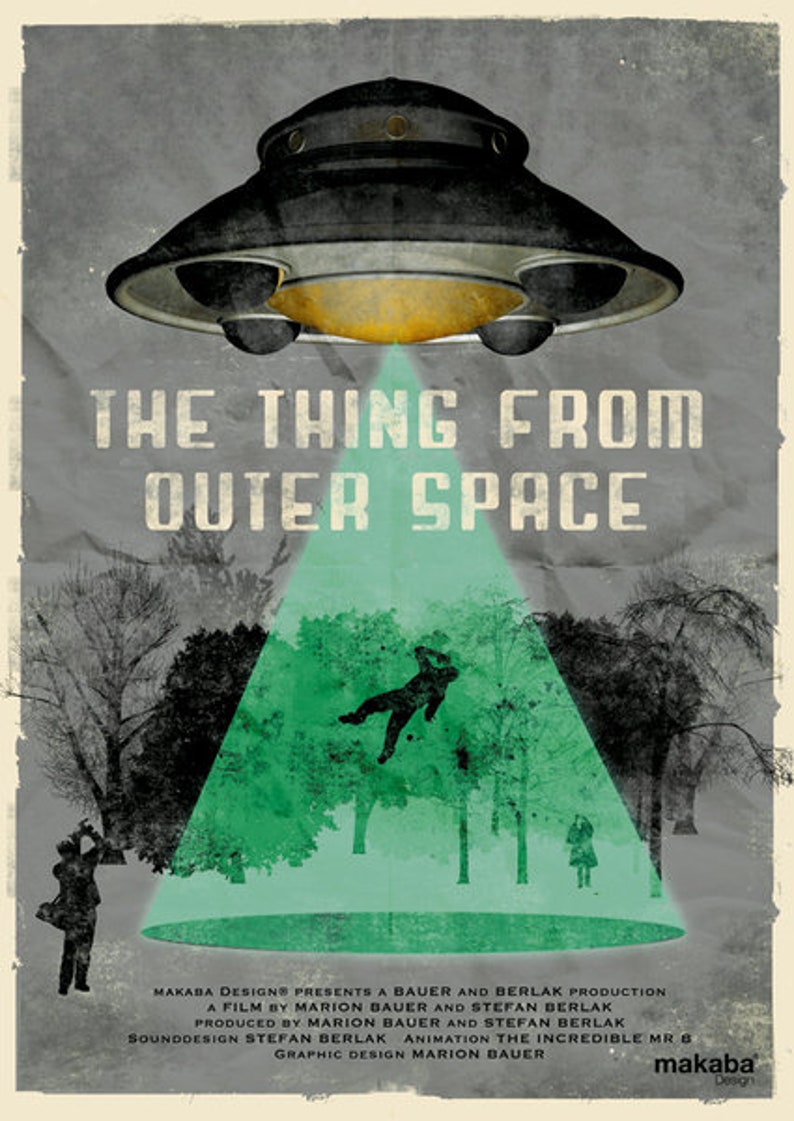 Poster The Thing from outer Space image 6