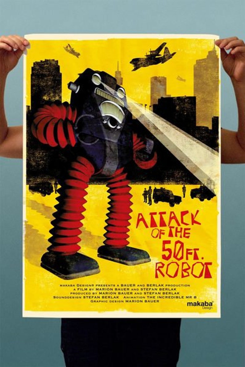 Poster Attack of the 50 ft. Robot image 1