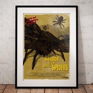 Poster Invasion of the Monster Spiders DIN A1 Bild 3