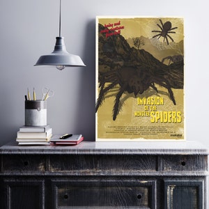 Poster Invasion of the Monster Spiders DIN A1 Bild 5