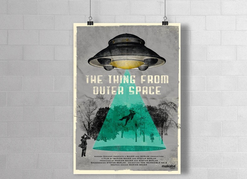 Poster The Thing from outer Space image 2