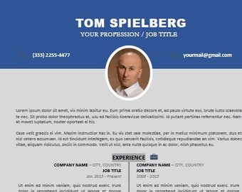 web developer modern resume template for word 1 page modern etsy web developer modern resume