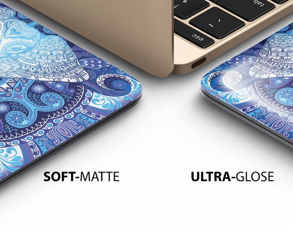 Indigo Blue Ganesha Powerful Mandala Print Full Coverage Stiker Set Glose Or Matte To Choose Skin Macbook 2017 Decal Touchpad Skin
