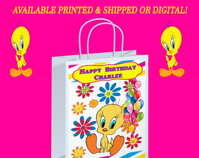 Instant Download Tweety Bird Invitation Tweety Bird Birthday Party Tweety Bird Printable Decoration Tweety Bird Birthday Decoration