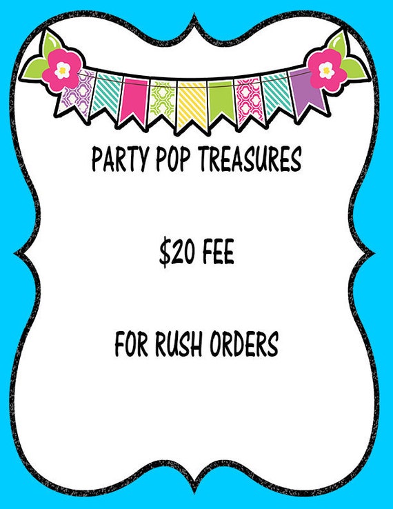 Add on Fee for Rush Order Il_570xn