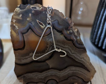 Wire Coat Hanger - Silver Filled