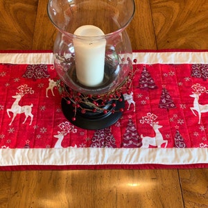 Reindeer Table Runner