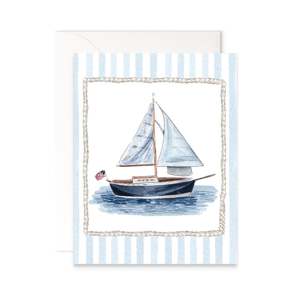 Sailboat Card Etsy