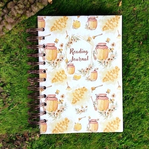 Reading journal, book journal, book review journal, book tracker journal