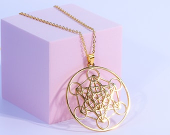 Collar de Metatrón / Colgante de meditación / Joyería de protección