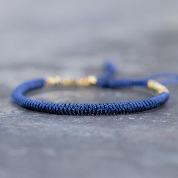 Handmade Buddhist Tibetan Braided bracelet for men and women, braided rope bracelet, lucky knots bracelet, bracelet for yoga and meditation.