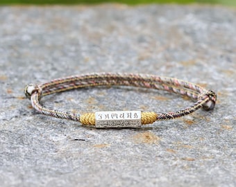 Handmade Buddhist Tibetan Braided bracelet with Tibetan charm, braided bracelet, protection bracelet, Gift,Yoga