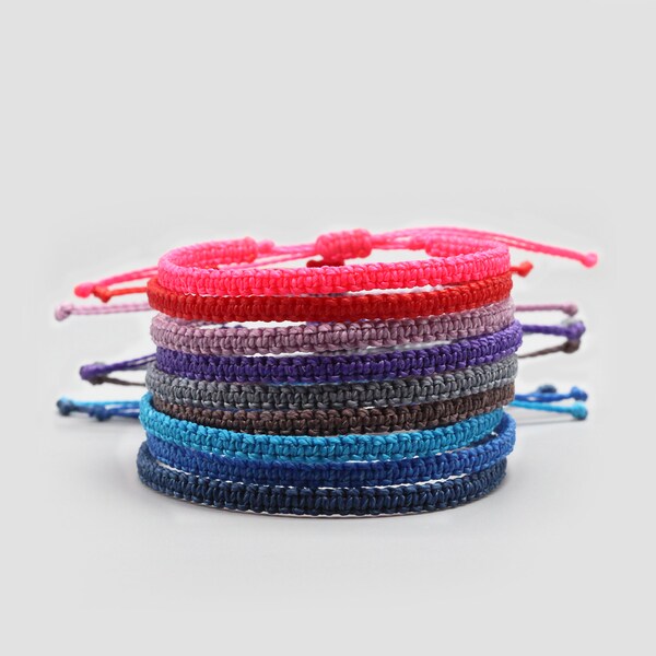 Handmade Buddhist Tibetan Braided Bracelet, Lucky Knots, macrame braided bracelet, Tibetan Knots, water resistant