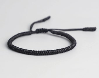 Handmade Buddhist Tibetan Braided bracelet for men and women, braided rope bracelet, lucky knots bracelet, yoga and meditation bracelet