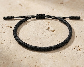 Tibetaanse koordarmband | Boeddhistisch beschermingsamulet | Vajra-knoop | Spiritueel geschenk