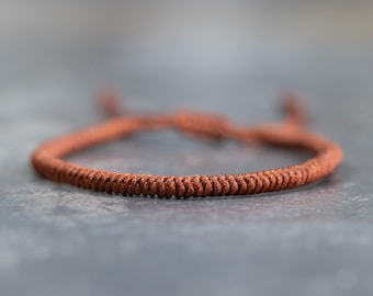 ERDUNG Handgemachtes buddhistisches Tibetisches Geflochtenes Armband für Männer und Frauen, geflochtenes Seil Armband, Glücksknoten Armband, Yoga Armband