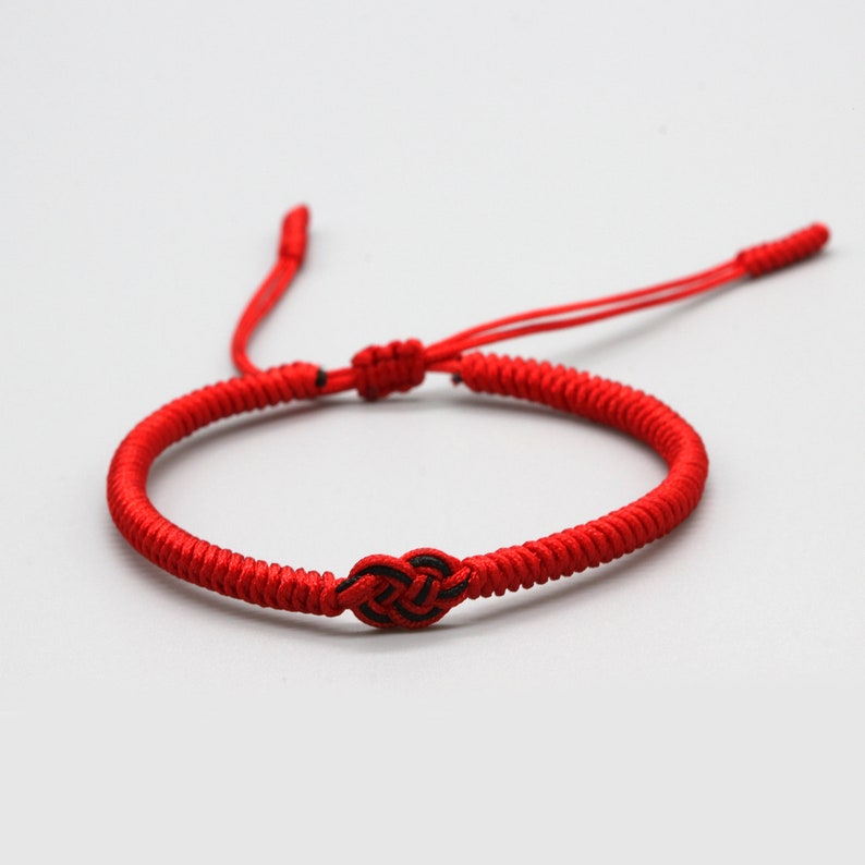 Tibetan Buddhist Handmade Lucky Rope Knots Bracelet / Mens Etsy