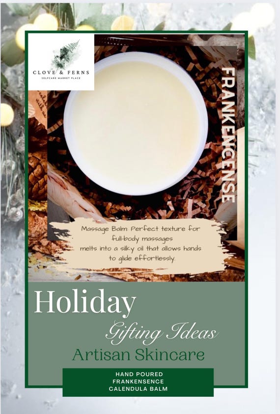 Frankincense & Myrrh Balm – Aromatherapy Massage, Recovery Balm