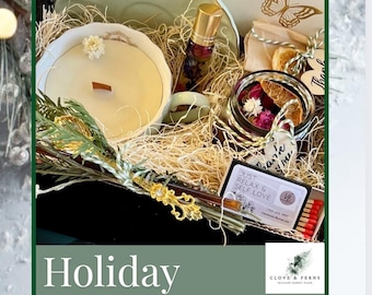 Luxury Teacup Candle Gift Box • Collectible Cup, Herbal Tea & Oil Roller