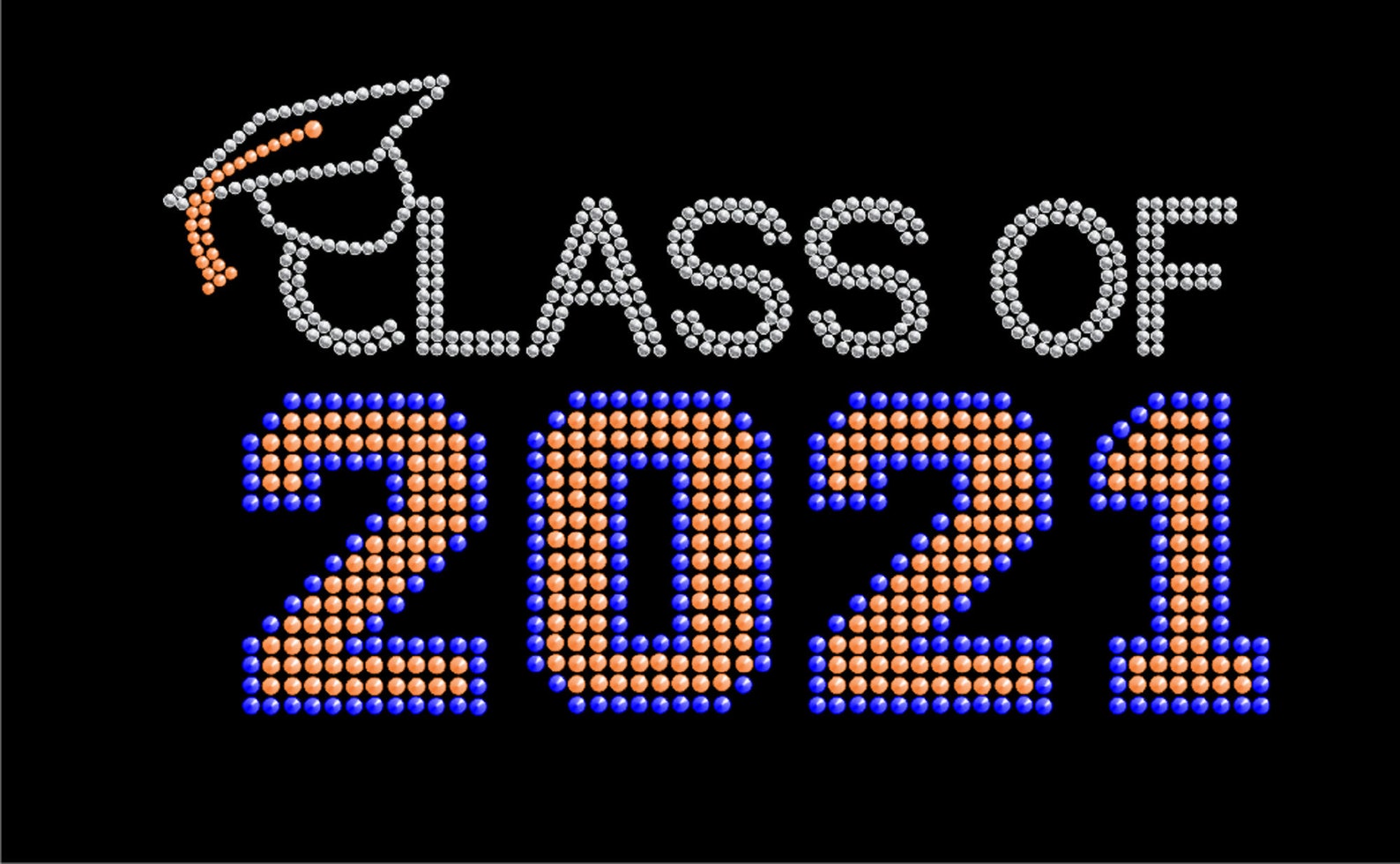 Class of 2022 2023 2024 Graduation Celebration Rhinestone Etsy