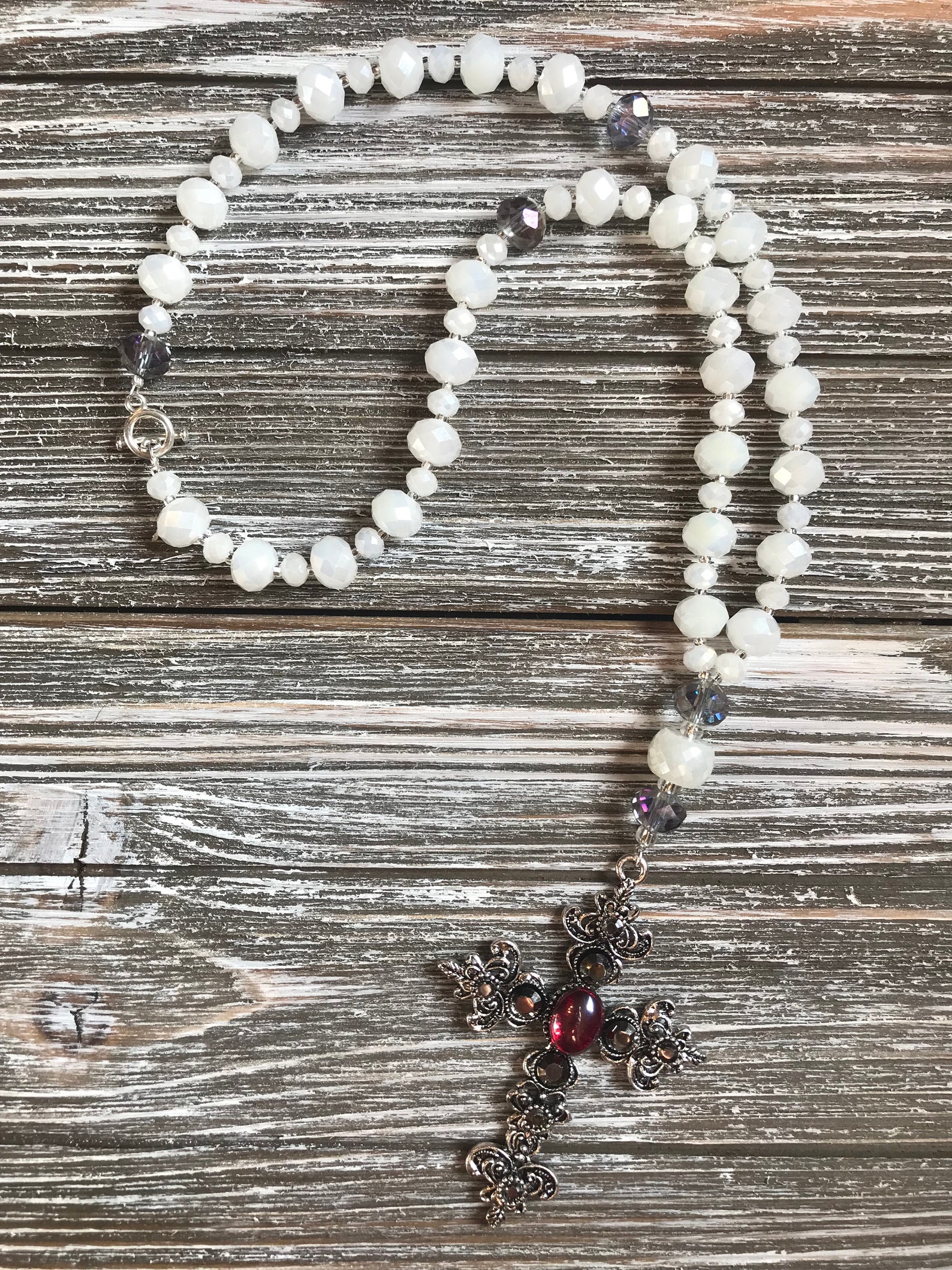 Anglican Prayer Bead NECKLACE / Christian Prayer Beads / Etsy