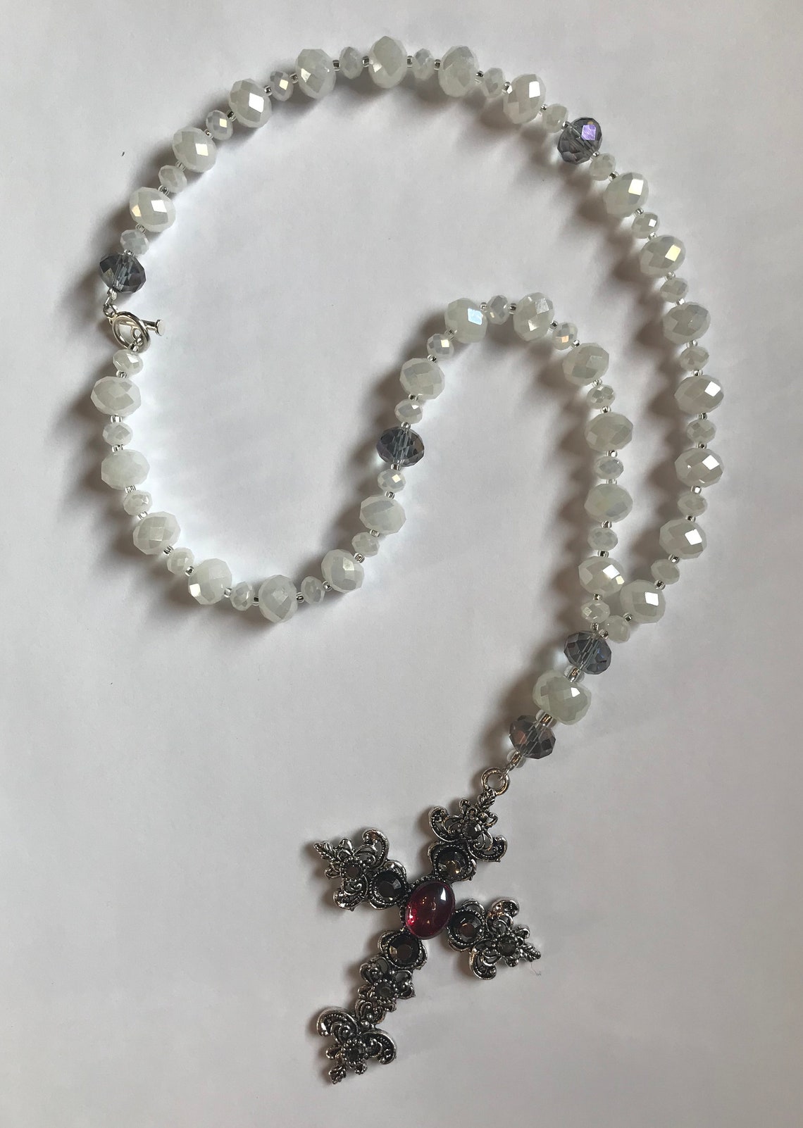 Anglican Prayer Bead NECKLACE / Christian Prayer Beads / Etsy