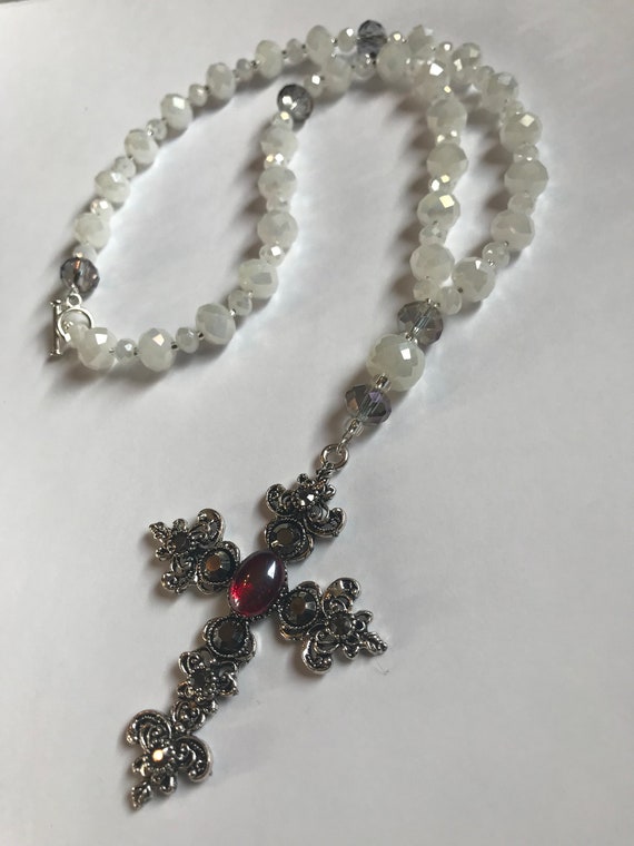 Anglican Prayer Bead NECKLACE / Christian Prayer Beads / Etsy