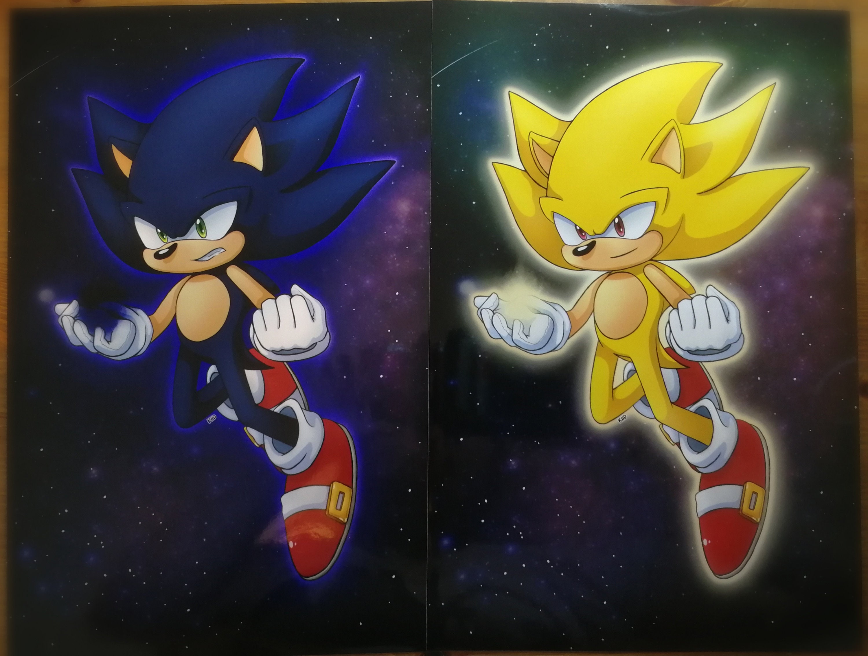 super sonic vs dark sonic