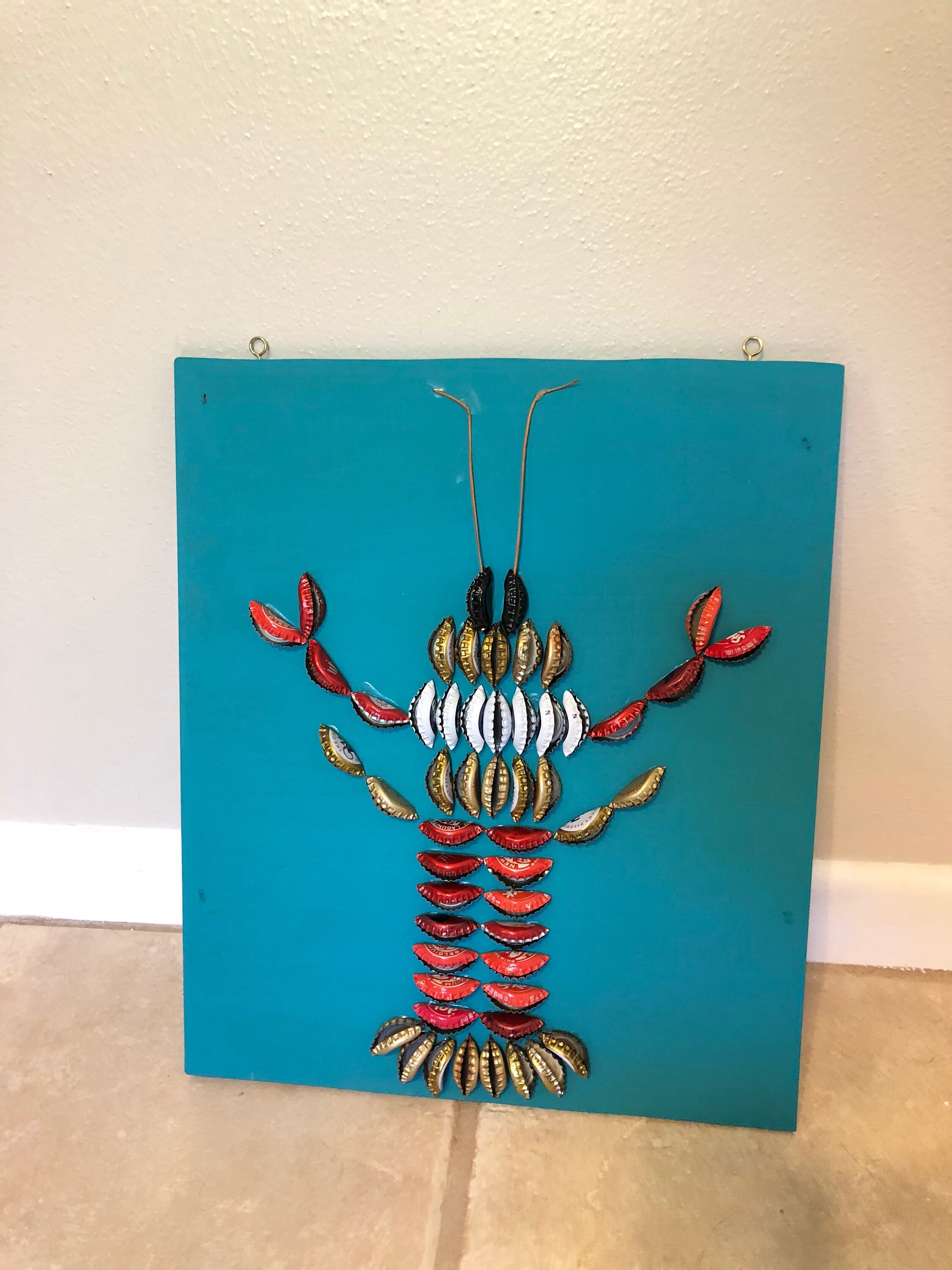 Bottle Cap Lobster Etsy