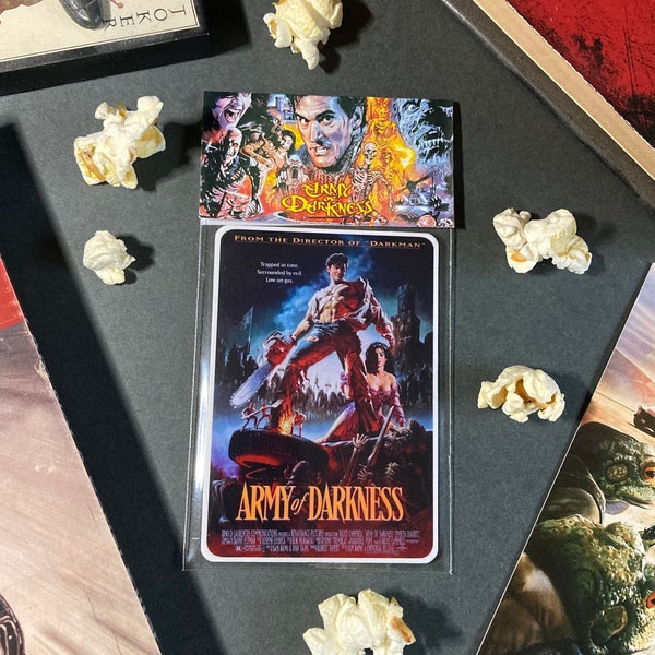 Army of Darkness fridge Magnet, movie poster, evil dead, film poster, horror movie, stocking fillers, movie collectable, vintage poster, 90s