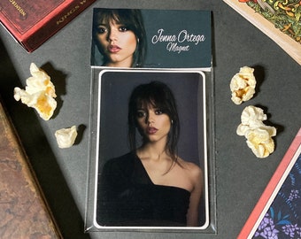 Jenna Ortega fridge Magnet, movie star, handmade, film star, stocking filler, movie collectable, vintage,  actor, famous actress, small gift
