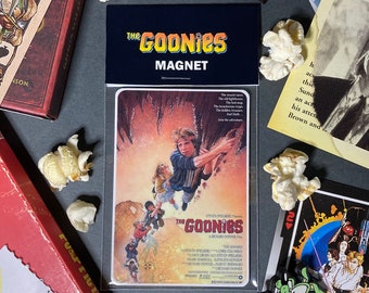 Handgemachtes Filmplakat Kühlschrankmagnet, Film Sammlerstück, The Goonies