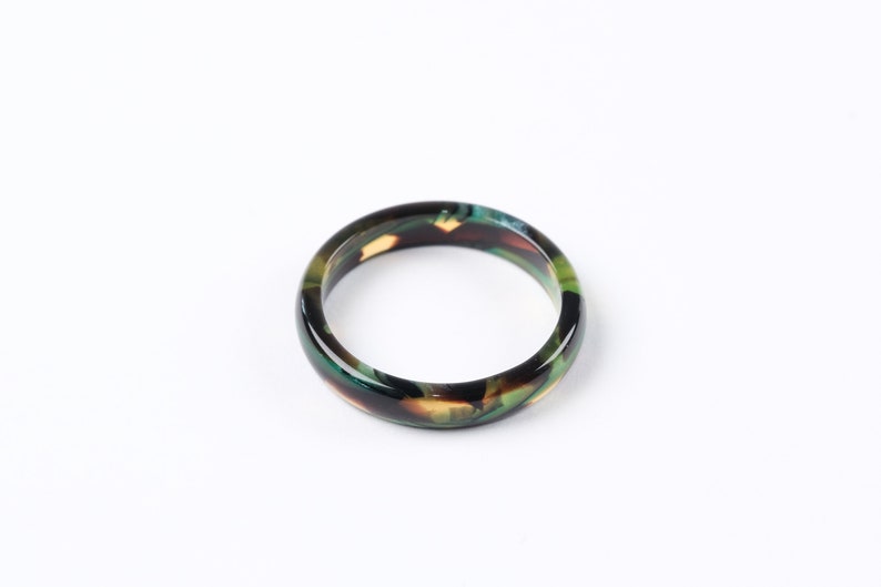 Ring in Emerald Eco friendly jewelry Green rings Modern Etsy