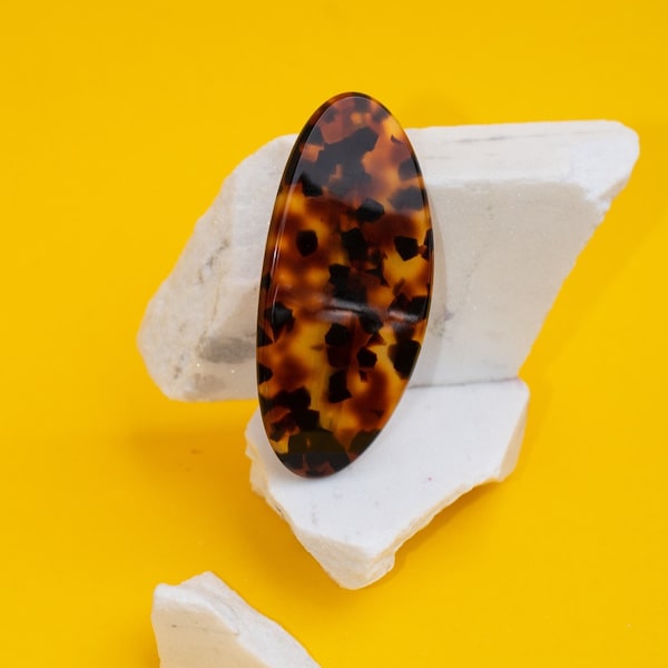 Tortoise Hair Clip Etsy