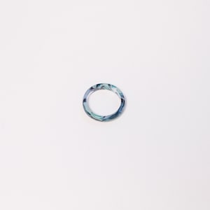 Ring in Ocean Sustainable jewelry, blue rings, Ecofriendly jewelry, Slow fashion gifts for women, eco accessories, blue jewellery image 2