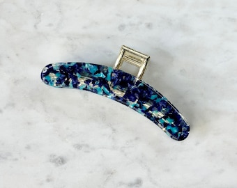 Large Grace Hair Clip in Blue Sky, Hair claw, Ethical jewelry, Hair accessories, Premium acetate hair clip, French hair clip, Hair woman