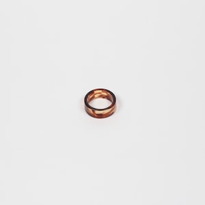 Ring in Brown, Sustainable jewelry, Thick rings, Modern jewelry, Eco friendly jewelry, Not cracking, Slow fashion gifts for her, New rings image 3