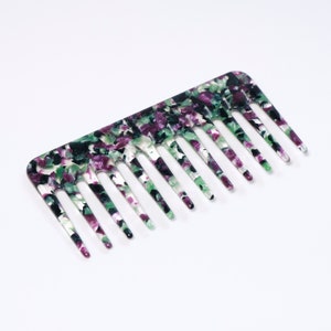 Peineta en Juicy Grape / hecho de acetato de celulosa / Accesorios para el cabello de mamá, Peinetas tamaño viaje, Belleza del cabello, Regalo perfecto para el día de la madre JUST ONE COMB