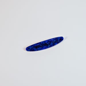 Navy Blue Hair Clip | LUNERA French Barrette, Cellulose Acetate