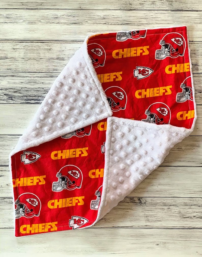 Kansas City Chiefs BlanketChiefs LoveyChiefs Baby BlanketKC Etsy