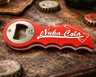 Fallout-Themed Bottle Opener – Nuka Cola Inspired Post-Apocalyptic Bar Accessory