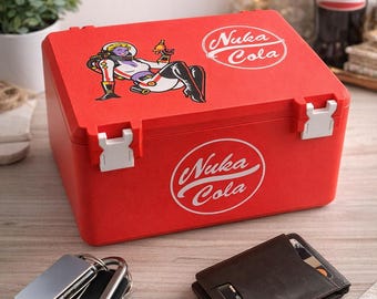 Nuka Wasteland Storage Box | Retro Sci-Fi 3D Printed Stash Case