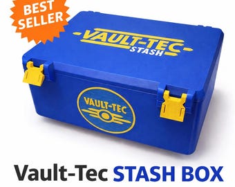 Vault-Style Wasteland Storage Box | Retro Sci-Fi 3D Printed Stash Case