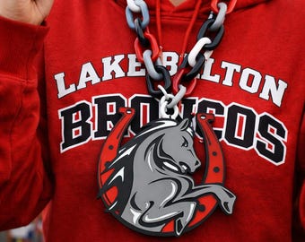 Lake Belton High School Hype Chain | 3D Printed School Spirit Necklace