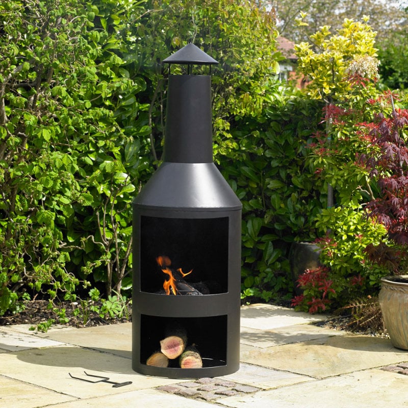 Outdoor Garden Log Burner Patio Heater Decor Log Burner Built Etsy